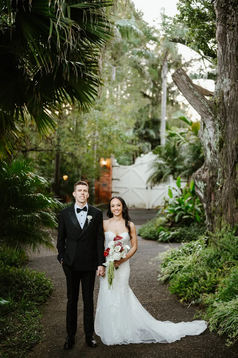rustic wedding venue auckland lush gardens