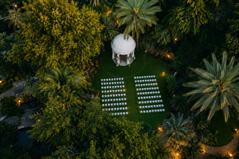 wedding venues auckland elegant outdoor ceremony