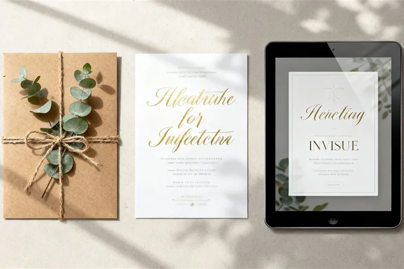 Wedding invitation styles