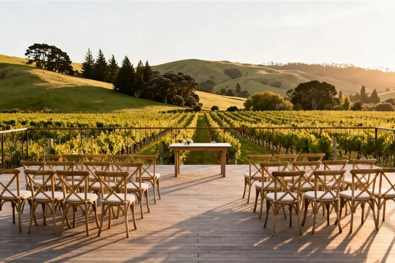 Vineyard wedding venue