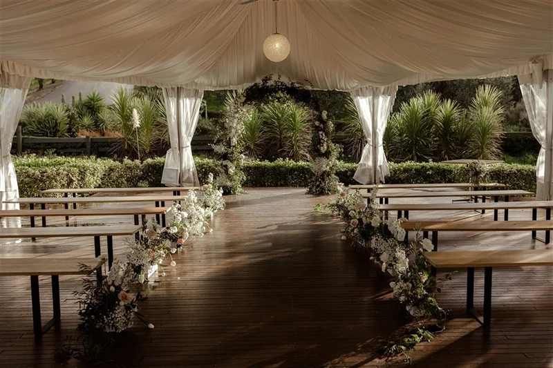 Bracu Estate wedding marquee