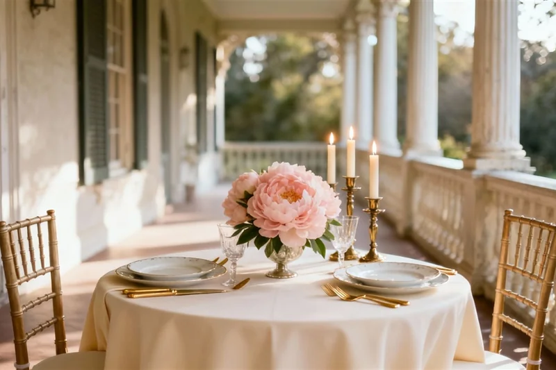 Wedding themes - romantic dinner
