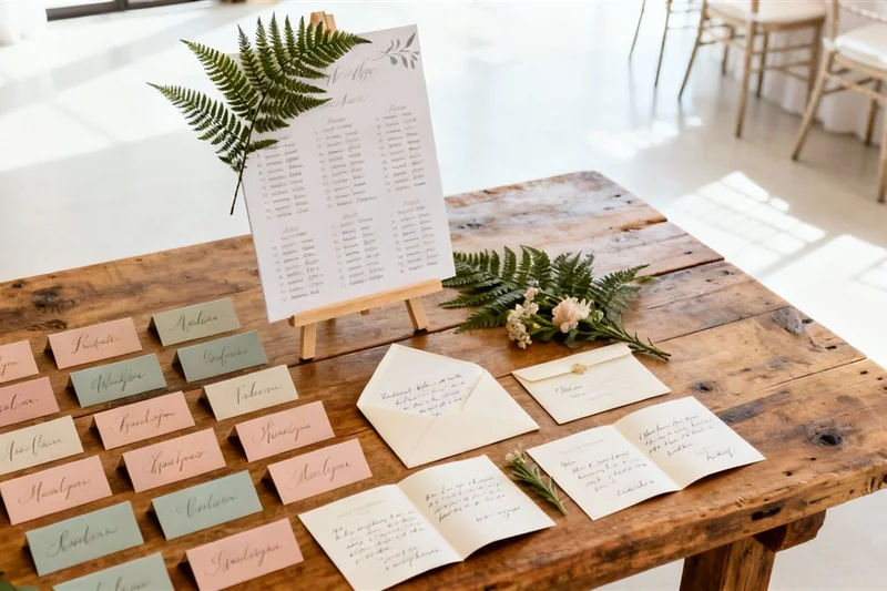 Wedding seating plan