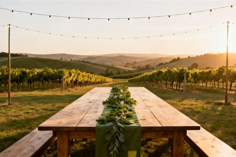 Wedding Reception - vineyard venue