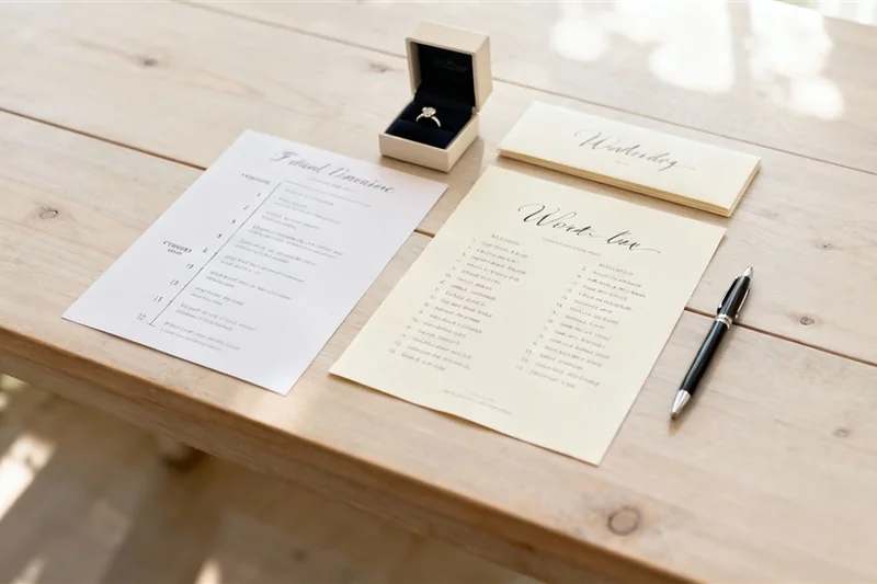 The Big Day - checklist