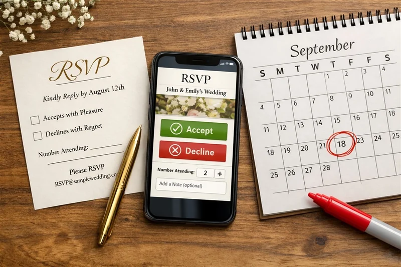 Managing RSVPs for your wedding