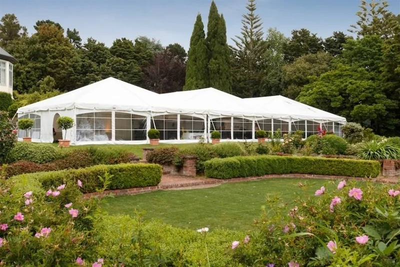 Wharerata - marquee in the gardens
