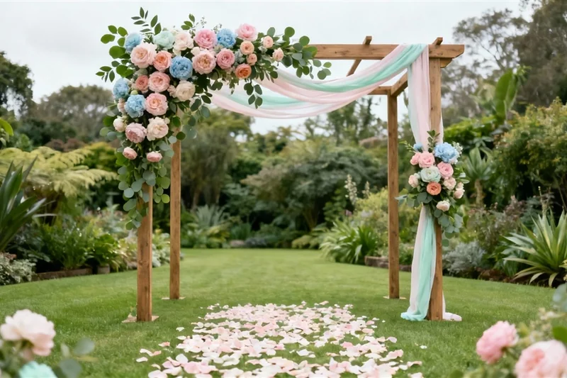 Wedding themes - spring wedding arch